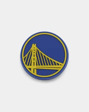 Crocs Golden State Warriors Logo Jibbitz Charm Original Team Colours