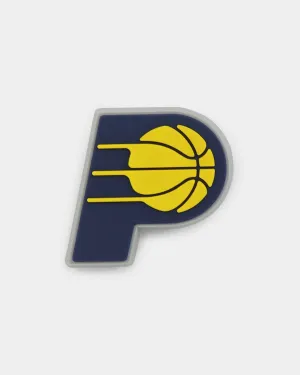 Crocs Indiana Pacers Logo Jibbitz Charm Original Team Colours