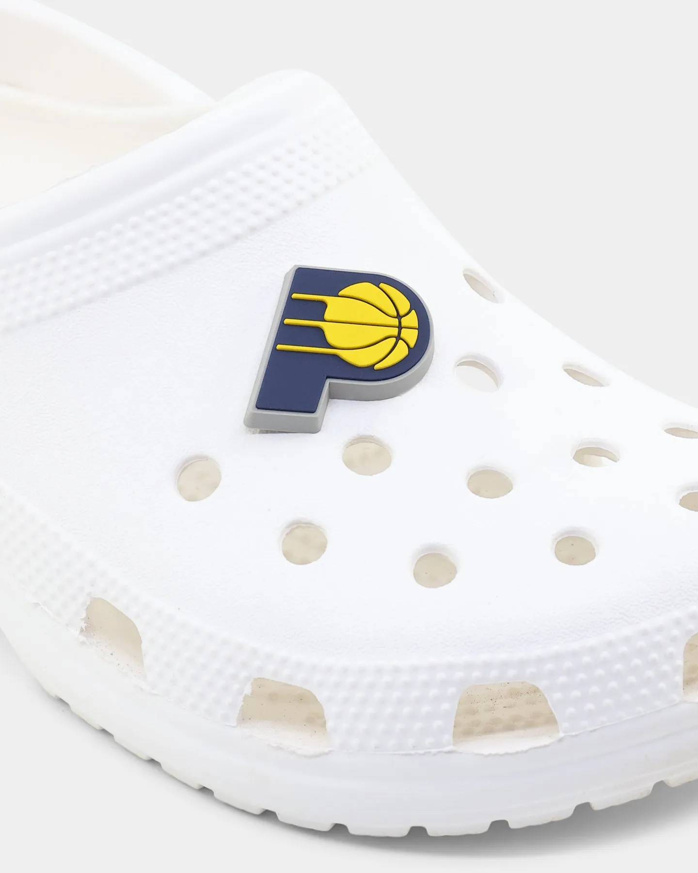 Crocs Indiana Pacers Logo Jibbitz Charm Original Team Colours