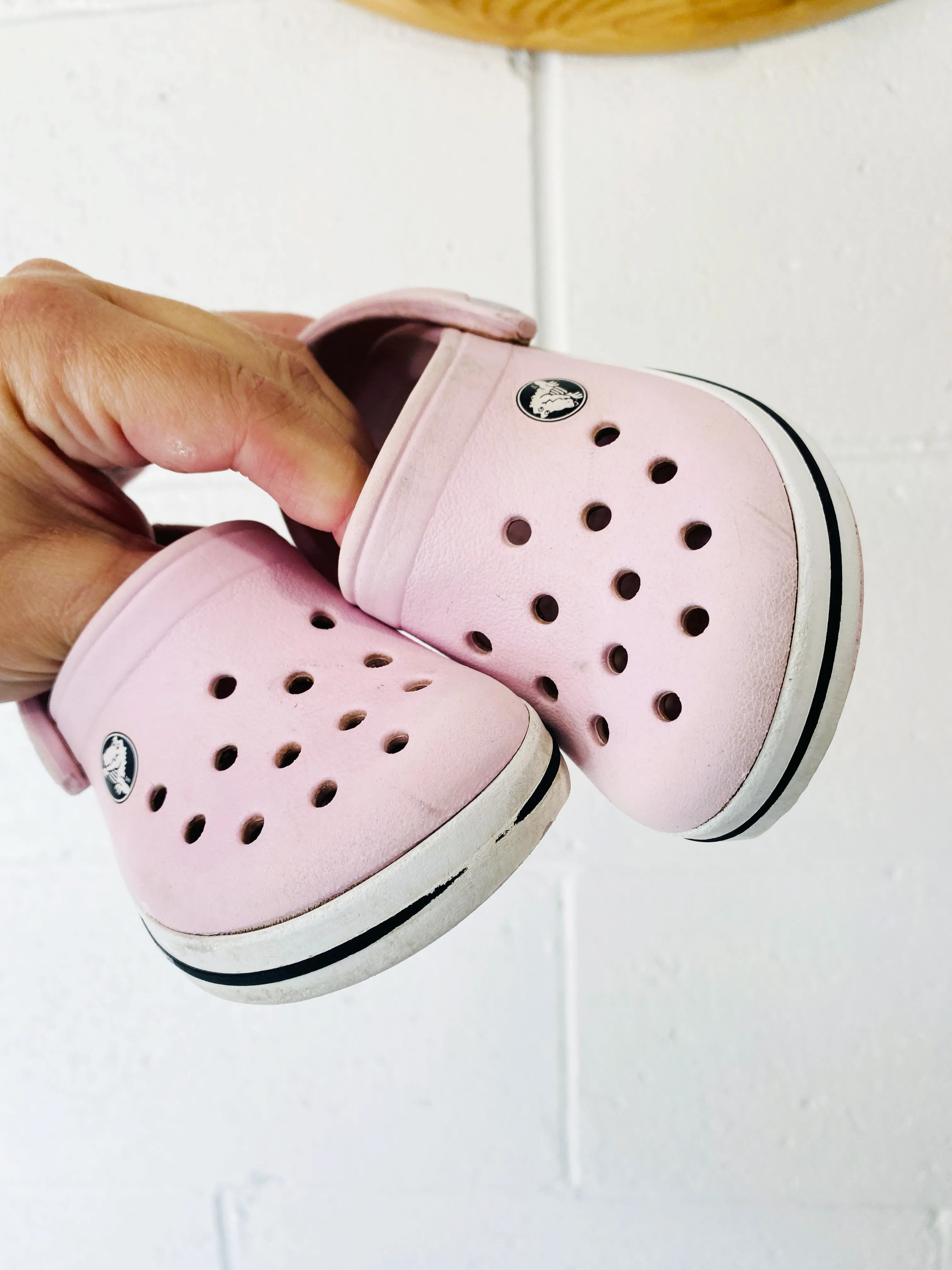 Pink Classic Clog, size 4/5